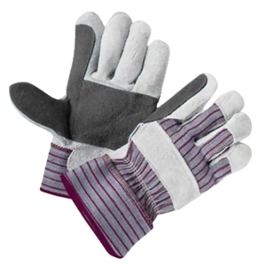 Top Grade Reinforced Cowhide Split Leather Work <b>Gloves</b> <b>Long</b> Lasting Soft Comfortable Safety Cotton <b>Gloves</b> with Features - Product Image 5