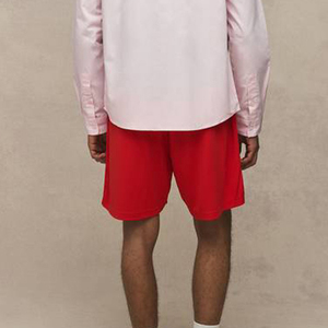 <b>Custom</b> Screen Printed Men’s Fleece Shorts, Personalized Graphic Streetwear Casual Knee Length Drawstring Cotton Everyday Wear - Product Image 2