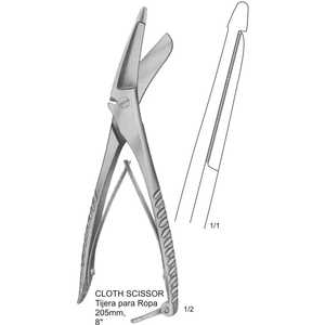 Fabricante Profesional de Suministros Médicos, Juego de Instrumentos, Tijeras para Vendajes Metálicas, Reutilizables, Manuales, Garantizan un Control Preciso - Product Image 1