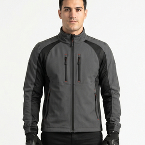 Veste softshell coupe-vent pour homme, modèle 2024, très populaire, nouvelle conception, manches longues, doudoune, vente en gros - Product Image 4
