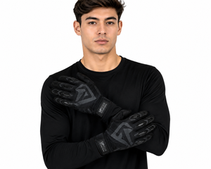 Premium Black Motocross Gloves <b>Motorcycle</b> Riding Racing Gloves Full Finger Protective Sports Gear Breathable Non Slip <b>Grips</b> Plus - Product Image 3