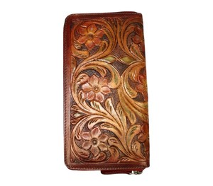 Luxury Handcrafted Genuine Leather Wallet Women <b>RFID</b> Blocking Long Clutch <b>Purse</b> Secure Zipper Closure Multi Card Slots - Product Image 3