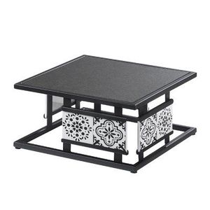 Expositor de postres dorado, expositor de buffet, soporte elevado para pasteles, mesa de exhibición para catering, expositor de postres metálico - Product Image 4