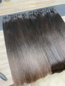 Cabello Virgen Vietnamita de 1 Donante, Tejido a Máquina con Doble Trama, Cutícula Alineada, Muy Suave, Puntas Gruesas, Doble Trama, 100g - Product Image 5