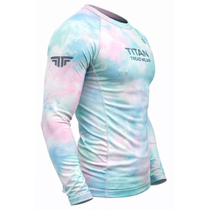 Rashguard haute performance pour homme pour la natation, le surf et les sports de plein air - Manches longues en Spandex/Polyester avec protection UV - Product Image 4