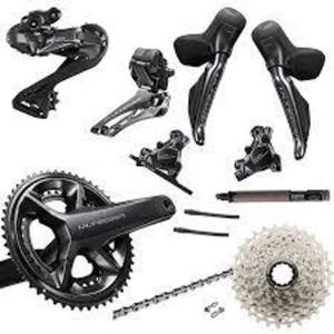 Kit de Actualización Genuino Nuevo Shimano Ultegra Di2R8100 de 2x12 Velocidades con Horquilla de Aluminio y Sistema de Frenos de Disco - Product Image 2