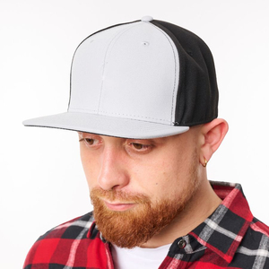 Custom Adjustable <b>Flat</b> Brim <b>Cap</b> Modern Snapback Hat Embroidered Street Style Baseball <b>Cap</b> Premium Urban Fashion Headwear for <b>Men</b> - Product Image 3