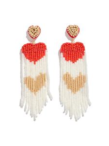 Nuevos pendientes bordados de joyería de moda, pendientes hechos a mano con cuentas para mujeres y niñas de la India, pendientes hechos a mano - Product Image 6