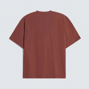 Camiseta Casual de Manga Corta con Cuello Redondo, 100% Algodón, 200 Gramos, Lona Transpirable, Corte Regular, Impresión Frontal Personalizada, Venta al Por Mayor, Alta Calidad - Product Image 3