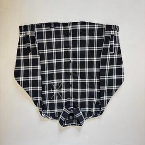 Custom Mens Rhinestone <b>Plaid</b> Flannel <b>Shirt</b> Long Sleeve Button Down Streetwear Flame-Retardant High Quality Wholesale - Product Image 6
