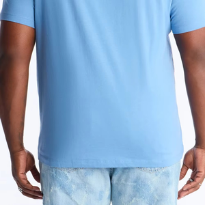 Camiseta Urbana Unisex Extra Grande Azul Cielo para Hombre con Logotipo Personalizado, Estilo Urbano Premium, Cómoda para el Día a Día, Manga Corta - Product Image 2