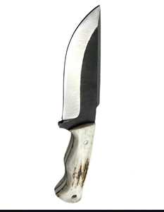 Outil utilitaire personnalisé OEM forgé à la main en acier à haute teneur en carbone avec manche en corne naturelle bicolore - Product Image 2