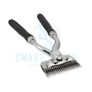 Tondeuse à moutons professionnelle manuelle en acier inoxydable SMART SMYTH INTL pour le toilettage du bétail et des chèvres, garantie à vie - Product Image 4