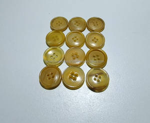 Boutons finis en corne de buffle naturelle, faits à la main, accessoires de vêtements et de mode - Product Image 2