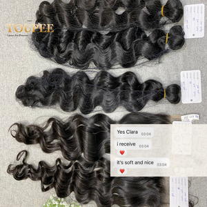 Extensiones de Cabello Humano 100% Natural, Súper Suaves, Onduladas y Lisas, Cosidas a Máquina, la Mejor Opción, Calidad de Lujo - Product Image 5