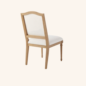 Chaise de salle à manger moderne en bois avec siège rembourré – Mobilier de salle à manger de style scandinave - Product Image 4