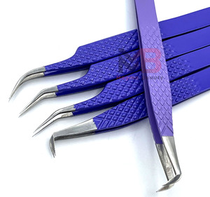 Pinzas de Acero Inoxidable para Extensión de Pestañas al por Mayor, Pinzas de Precisión para Pestañas de Marca Privada - Product Image 4