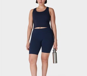 Shorts d'été décontractés pour femmes, taille haute, 100% polyester, séchage rapide, taille élastique, respirant, mode, OEM ODM, vente en gros - Product Image 2