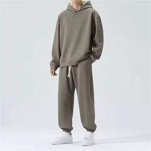 La mejor calidad, ropa deportiva personalizada de Color sólido, chándales para hombre, chaqueta de otoño para hombre + Pantalones, chándal, sudadera, ropa informal - Product Image 3