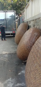 Coracle en bambou OEM en gros avec banc et pagaies inclus, Coracle en bambou du Vietnam pour aménagement hôtelier - Product Image 6