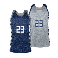 Novedades: Chaleco de Baloncesto Estampado, Uniforme Sublimado, Material de Poliéster Transpirable
