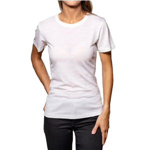 Camisetas Casuales de Alta Calidad para Mujer, Corte Regular, Manga Corta, Personalizadas OEM, Colores Sólidos, Secado Rápido, Transpirables, para Verano - Product Image 1