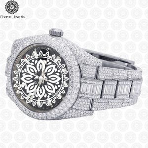Charm Jewells Luxury Stainless Steel Tonneau <b>Watch</b> 42mm Analog Quartz Sapphire Crystal Luminous Unisex Fashion - Product Image 1