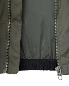 Veste coupe-vent en nylon pour homme, sur mesure OEM, 100 % polyester, doublure en mesh color block, fermeture éclair intégrale - Product Image 4