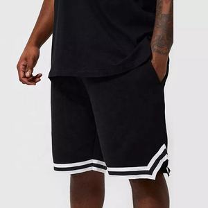 กางเกงขาสั้นผู้ชายไซส์ใหญ่พิเศษ คุณภาพสูง ผ้าเฟรนช์เทอร์รี่ โพลีเอสเตอร์/คอตตอน ระบายอากาศได้ดี เอวยางยืด ใส่สบายสำหรับฤดูร้อน เหมาะสำหรับเล่นกีฬาและสวมใส่ลำลอง - Product Image 1