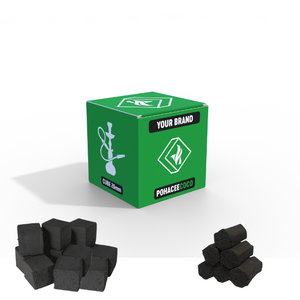 Personnalisé Shisha Hookah Charcoal Briquette OEM Marque Privée Indonésie Usine Shisha Cube Fabriqué Charbon de Coco Naturel - Product Image 1