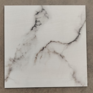 Azulejo de Porcelana Brillante HD-262 de 60x60cm, Aspecto de Mármol Blanco, para Piso y Pared Interior, Diseño Moderno, Antideslizante - Product Image 5