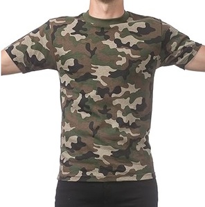 เสื้อยืดผ้าฝ้ายลายพรางสำหรับผู้ชาย เหมาะสำหรับการล่าสัตว์ ตั้งแคมป์ และกิจกรรมในป่า เสื้อผ้าผู้ชาย เสื้อยืดลายพรางสำหรับล่าสัตว์ - Product Image 5