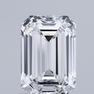 Diamant de laboratoire CVD taille émeraude 3,00 carats F VVS2, certifié IGI, excellente qualité de polissage, symétrie, incolore, pierre libre pour bijoux - Product Image 1