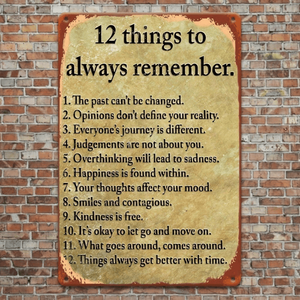 CIFbuy Plaque rustique vintage en aluminium 20,3x30,5 cm pour la maison avec TikTok pour le service de retrait Temu - Product Image 1