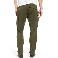 Nouveau pantalon cargo décontracté pour homme, léger, uni, coupe droite ample, taille mi-haute, multi-poches, collection printemps