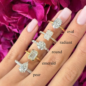 แหวนเพชรทรงรัศมีเพาะเลี้ยงในห้องปฏิบัติการ ทองคำแท้ 14K แบบคลาสสิก ตัวเรือนแบบหนามเตย สำหรับผู้ชายและผู้หญิง เหมาะสำหรับงานหมั้นและงานแต่งงาน - Product Image 2