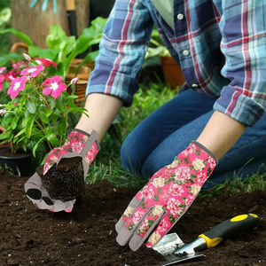 Guantes de Jardinería de Cuero de Alta Calidad para Mujer, Resistentes a Espinas, para Trabajar en el Jardín, Desherbar, Cavar y Podar - Product Image 3