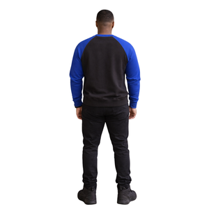 Sudadera de Chenilla Azul y Negra Phi Beta Sigma para Hombre, Tejido Premium, Ajuste Cómodo, Ropa Casual de Fraternidad Griega - Product Image 2