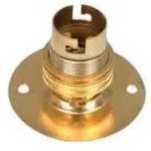 decorative brass <b>lighting</b> <b>socket</b> fitting for bulb mounting polished metal electrical accessory corrosion resistant fixture part - Product Image 2
