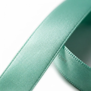 Cinta de Satén Verde Menta de 12 mm, de una Sola Cara, Venta al por Mayor, 10 Rollos x 8 Metros, Decoración para Bodas, Manualidades, Embalaje de Regalos, Cestas de Regalo, Panadería - Product Image 3