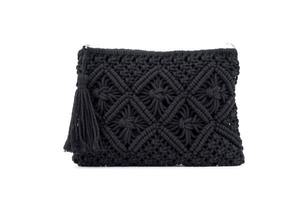 Handwoven Crossbody Bag Silk Beads Crochet Shoulder Purse Summer Beach Handmade Clutch Durable Foldable - Product Image 6