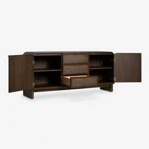 Modern Wooden Sideboard Cabinet Storage <b>Buffet</b> Console <b>Table</b> Living Room Furniture - Product Image 3