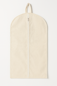 Sacs en mousseline pour robe de mariée, en gros, directement de l'usine, pliables, de luxe, personnalisés, imprimés, avec fermeture éclair, poignée en ruban - Product Image 2