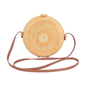 BEST SELLER Sustainable Fashionable Rattan Handbag High Quality Trending Eco Friendly Durable Woven Beach Tote Bag Supply - Product Image 1