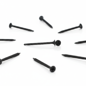 Tornillos Métricos de Acero al Carbono Negro Clase 8.8, Rosca Gruesa, Cabeza Pan, Acabado Fosfatado, Marca PDC, Modelo 9 para Fijación de Paneles de Yeso - Product Image 5