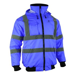 <b>Winter</b> Reflective Safety Jacket Men's High Visibility Waterproof <b>Workwear</b> Construction Security Windproof Jacket 2026 - Product Image 5