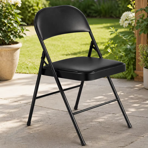 Hot-selling Contemporary Metal Colored Portable Lightweight Durable <b>Folding</b> <b>Chairs</b> for Bedroom <b>Dining</b> Outdoor Use Weddings - Product Image 1