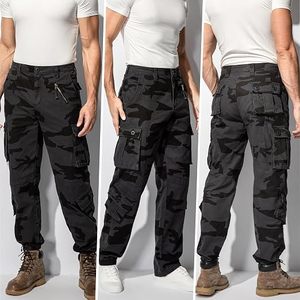 Men's Polyester <b>Work</b> Pants Abrasion Resistant <b>Cargo</b> Trousers with Tool Pockets Gray - Product Image 5