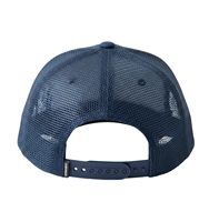 Gorra INJAE Azul de 5 Paneles con Logotipo de Montaña Bordado en 3D en la Parte Delantera, Ajustable, Unisex, Transpirable, Impermeable, Estilo Urbano para Exteriores