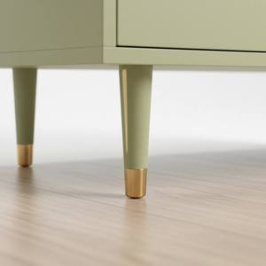 PKP FURNITURE Eco-Friendly Comfortable Modern 2 Drawer <b>Cabinet</b> Midcentury Design Green Wood Bedroom Apartment Furniture - Product Image 3